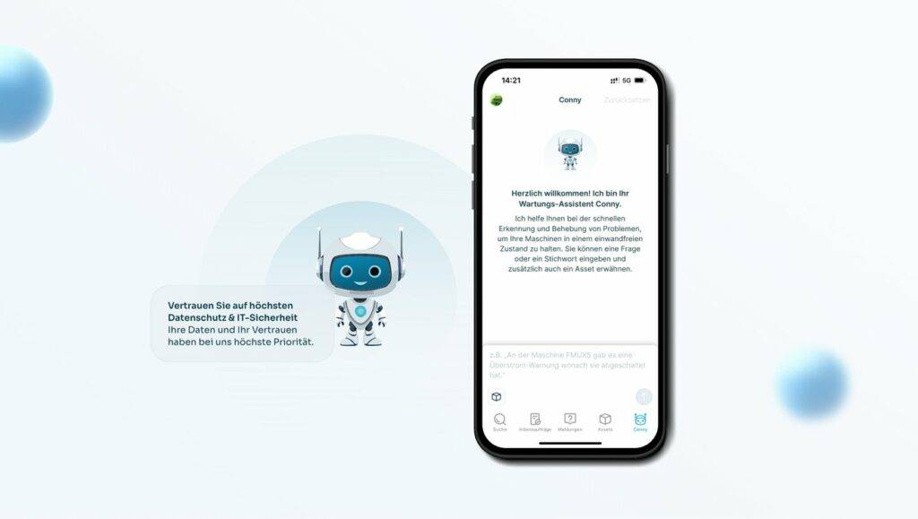 Image from the interactive assistant Conny